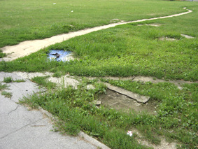 Ledina u centru Belog Manastira